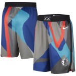Brooklyn Nets NBA Shorts Nike 2023-24 City Edition Schwarz Swingman - Herren